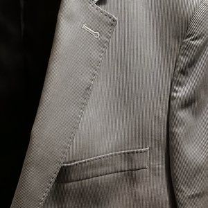 Boulevard Club Blazer Men's Blue /White Striped